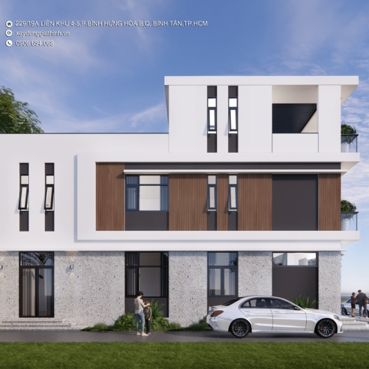 Nhà phố Võ Văn Vân, xã Vĩnh Lộc B, H. Bình Chánh